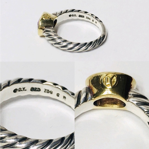 David Yurman Amethyst Ring - Picture 4 of 7